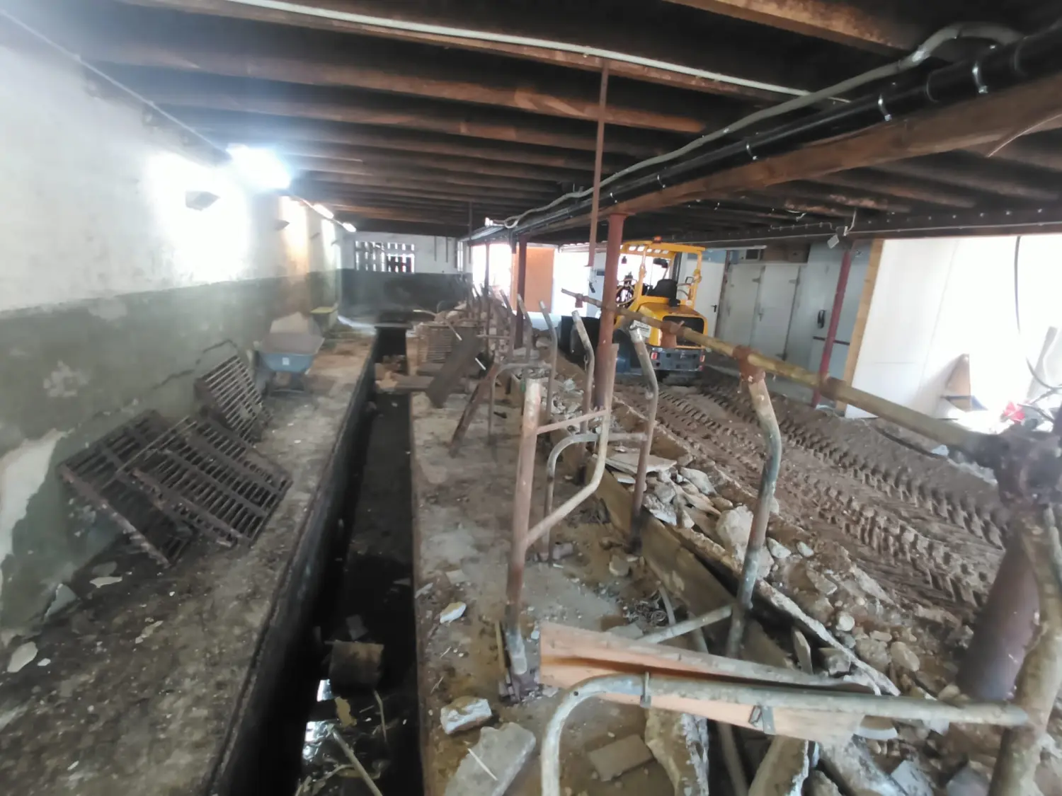 Baustelle bei Uhlers Hofverkauf