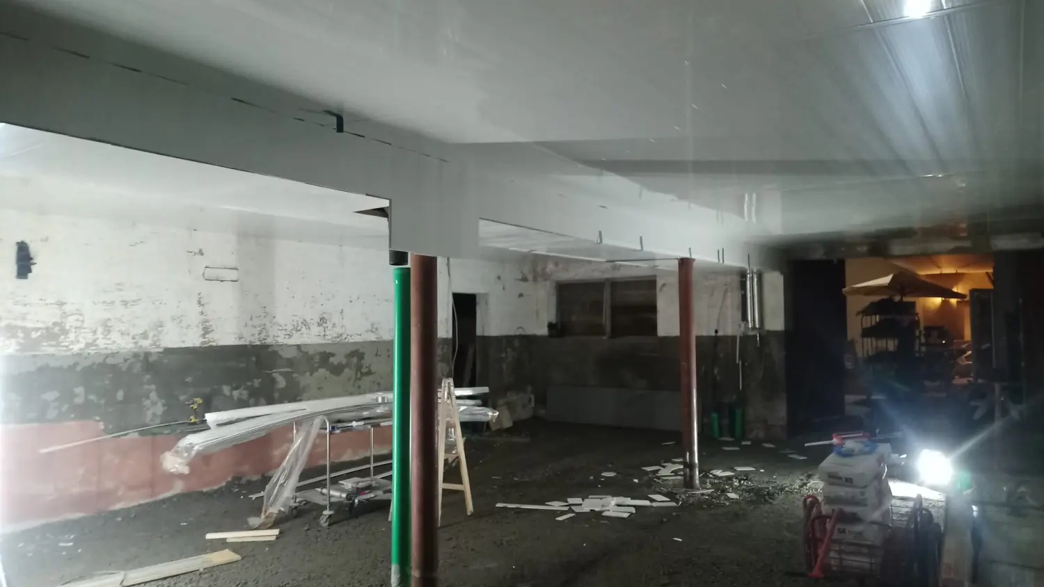 Baustelle bei Uhlers Hofverkauf