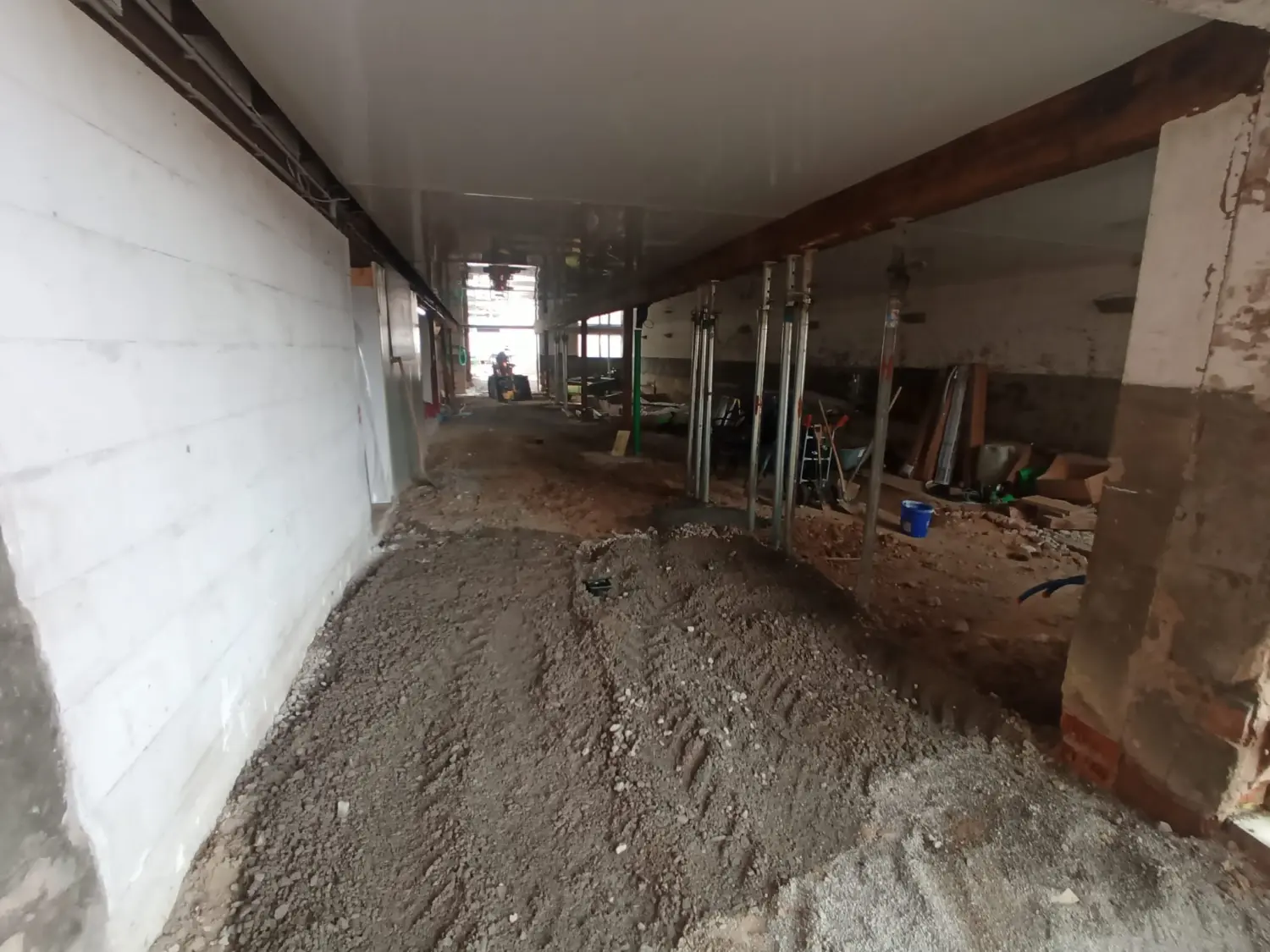 Baustelle bei Uhlers Hofverkauf