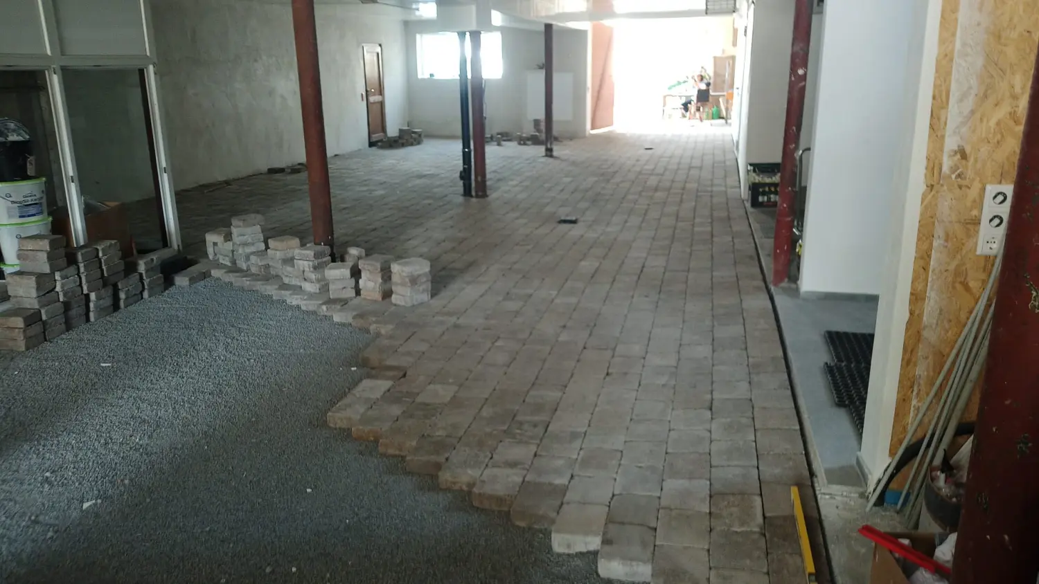 Baustelle bei Uhlers Hofverkauf